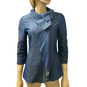 Periphery Jacket Ruffle Front